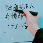 独留花下人有情却无心打一字,解谜人生无常的深情与孤独